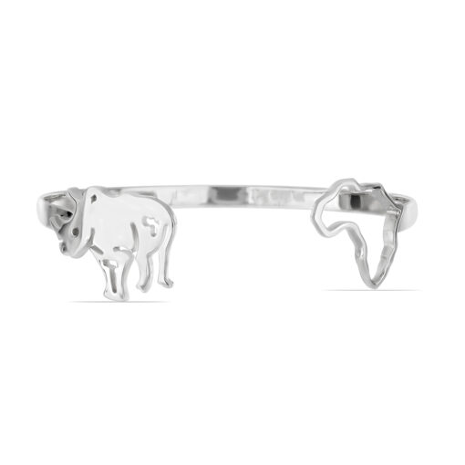 SBB0012 Rhino Cuff Silver