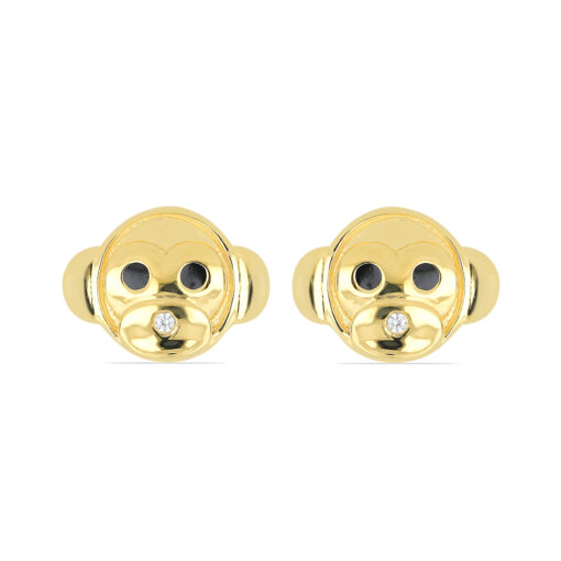 SBE0016 Monkey Face front Gold