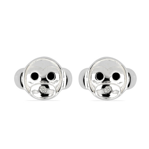 SBE0016 Monkey Face front Silver