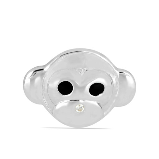 SBP0016 Monkey Face Silver